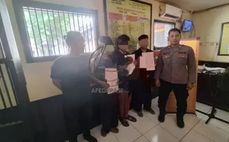 Terpengaruh Miras, Empat Pemuda diamankan Polisi Usai Lakukan Penganiyaan