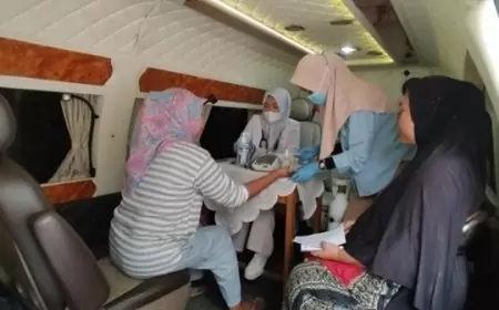 Relawan Prabowo-Gibran RBUI Sediakan Pemeriksaan Kesehatan Warga Jakarta Utara