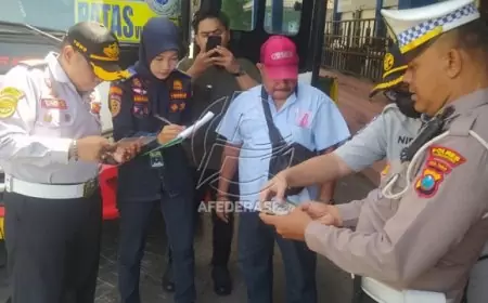 Kesiapan Bus Antar Kota Diuji, Satlantas Pastikan Aman dan Siap Operasional Jelang Libur Nataru