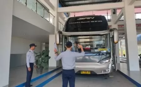 Kemenhub Lakukan Ramp Check Keselamatan pada Bus AKAP dan Pariwisata Menjelang Nataru