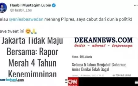 Hasbil Mustaqim Lubis Ancam Keluar dari Partai Demokrat Jika Anies Menang Pilpres 2024
