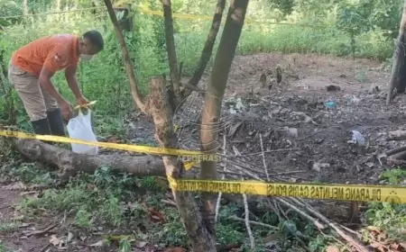 Geger, Warga Banyakan Kediri Temukan Mayat Tanpa Identitas Terkubur di Pekarangan