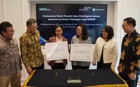 Bank Mandiri dan OttoDigital Kolaborasi Perkuat Dukungan bagi UMKM