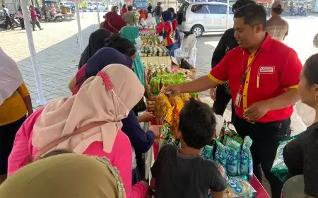 OPM Diperdakop UM Kabupaten Madiun, Sembako Murah Diserbu Warga