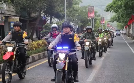 Polres Trenggalek Lakukan Patroli Presisi untuk Pengamanan Natal: Ribuan Personel Dikerahkan