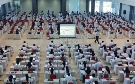 Gelar Tes CAT, 1.229 Peserta Bersaing untuk 321 Formasi Perangkat Desa di Kabupaten Kediri