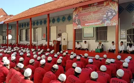 Refleksi Akhir Tahun, Rutan Situbondo Gelar Doa Bersama Seluruh WBP