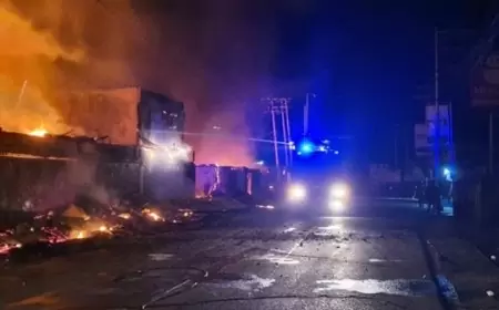 Kantor Denkesyah dan Rumah Dinas Korem 172/PWY Jayapura Dibakar Massa Pengantar Jenazah Lukas Enembe