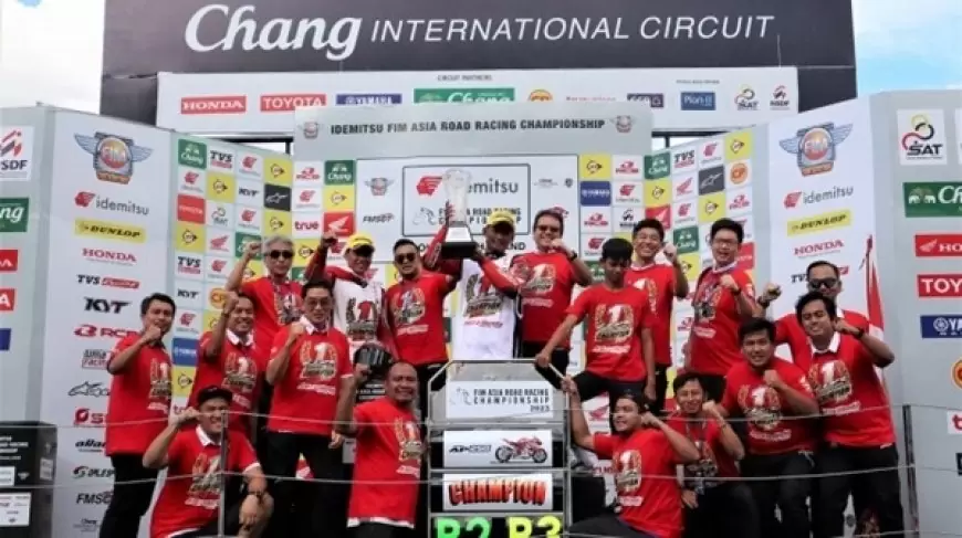 Pembalap Astra Honda Racing Team Raih Gelar Juara ARRC 2023 dengan CBR250RR