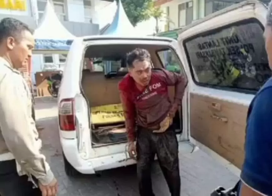 Terdesak Warga, Jambret Susilo Berdarah Lari Sembunyi Dalam Gorong-gorong