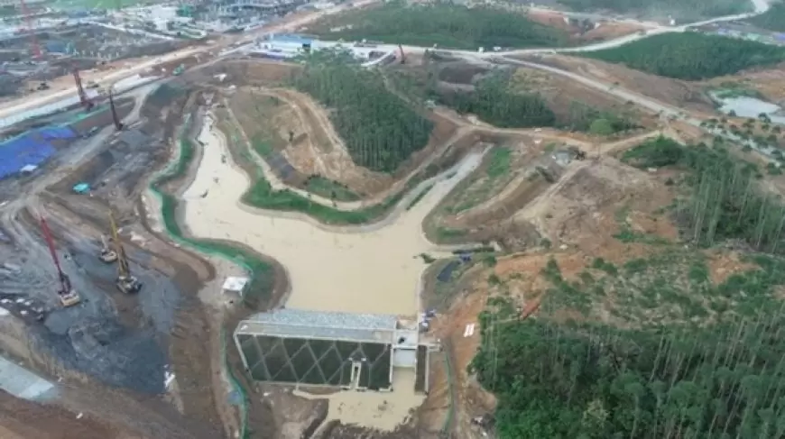 Pembangunan Embung KIPP oleh Brantas Abipraya di IKN Nusantara untuk Atasi Banjir dan Pemulihan Lingkungan