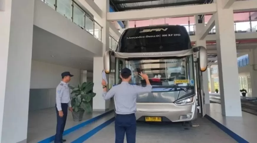 Kemenhub Lakukan Ramp Check Keselamatan pada Bus AKAP dan Pariwisata Menjelang Nataru