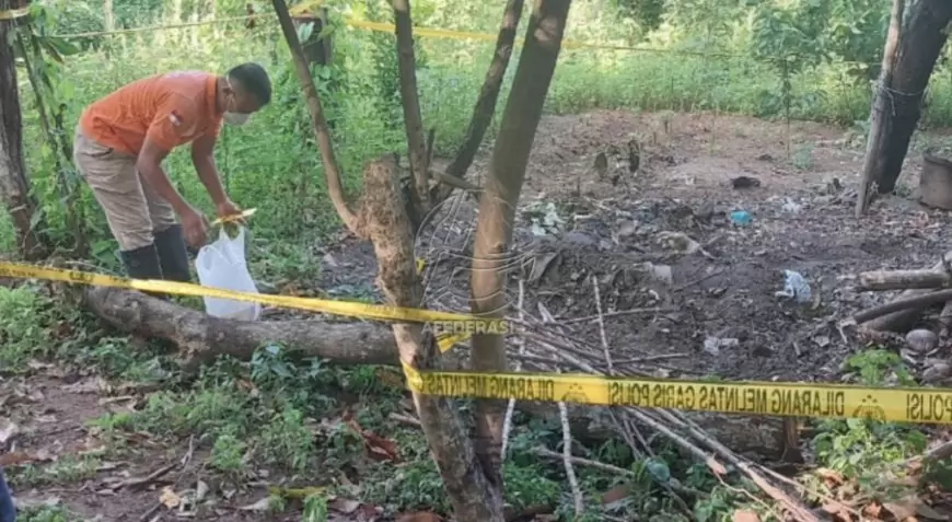 Geger, Warga Banyakan Kediri Temukan Mayat Tanpa Identitas Terkubur di Pekarangan