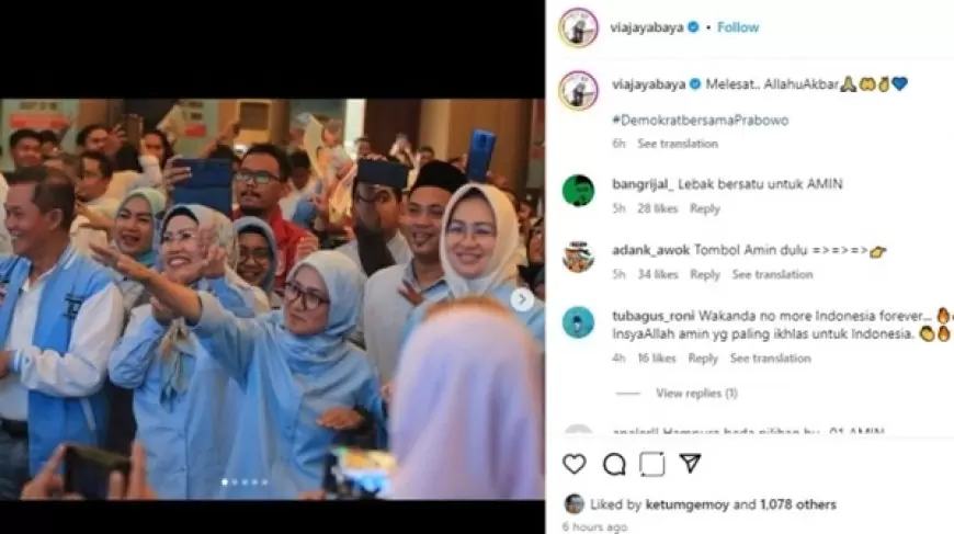 Pimpinan Partai Pendukung Prabowo-Gibran Ramaikan Joget Gemoy di Banten, Pendukung Anies-Muhaimin Bereaksi