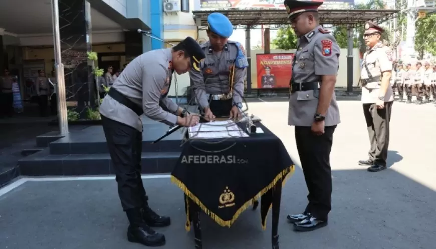 Lima Kapolsek dan Kasat Intelkam Polres Tulungagung dirotasi, Berikut Namanya