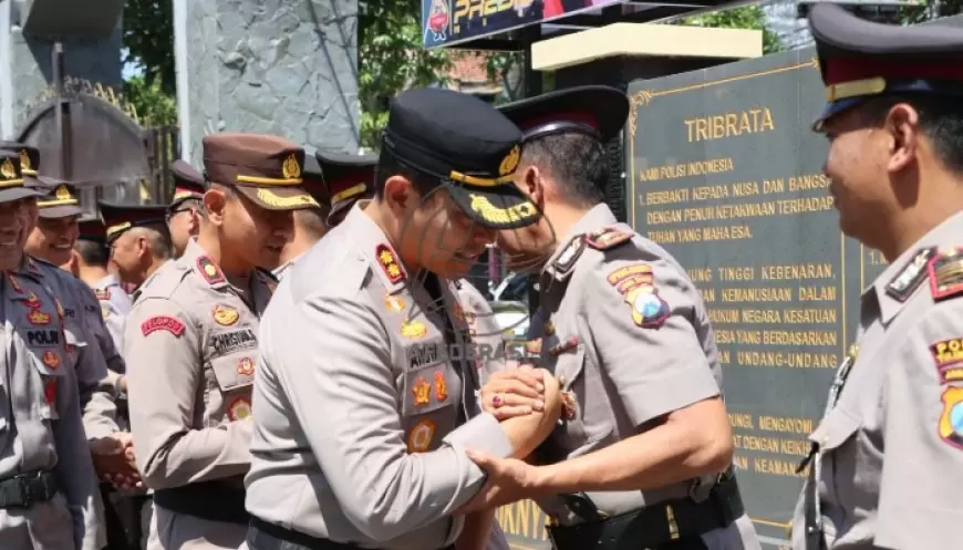 Lima Kapolsek dan Kasat Intelkam Polres Tulungagung dirotasi, Berikut Namanya