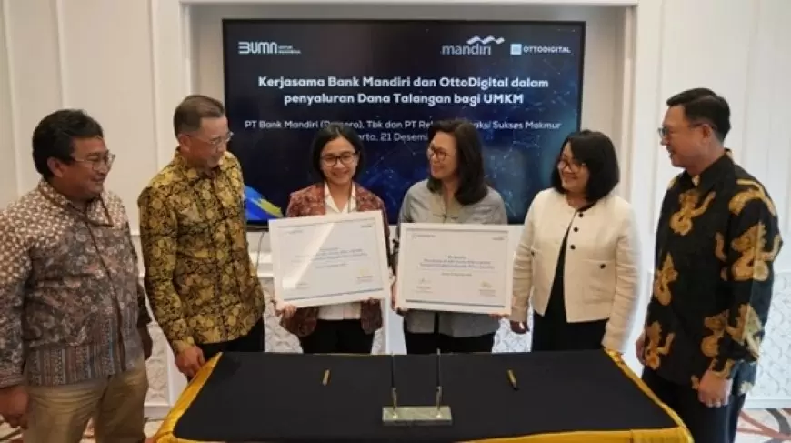 Bank Mandiri dan OttoDigital Kolaborasi Perkuat Dukungan bagi UMKM