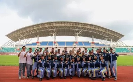 Pengukuhan Puluhan Atlet Drumband Jatim: Targetkan 17 Medali di PON XXI