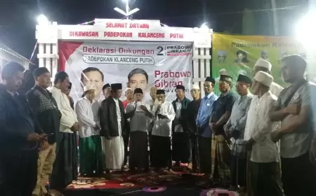 Kerahkan Pasukan Siluman, Padepokan Klanceng Putih Situbondo Deklarasikan Dukung Prabowo-Gibran