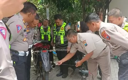 Perangkat Canggih Sound Level Meter, Bidik Pelanggar Knalpot Brong di Trenggalek