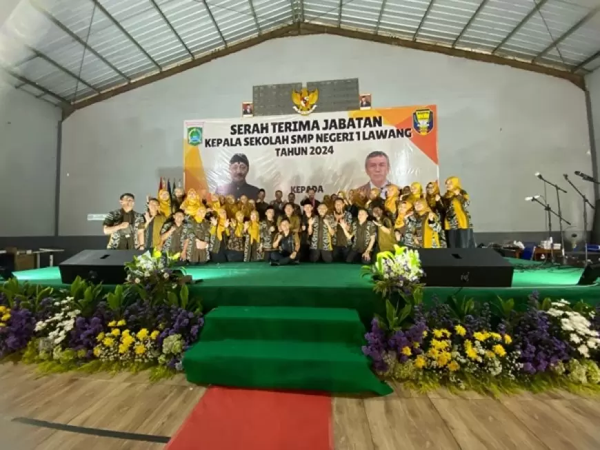 Sertijab Kepala Sekolah SMPN 1 Lawang: Ridho Basuki Purna Tugas, Edi Santoso Pimpin Amanah Baru