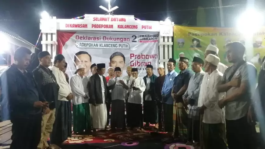 Kerahkan Pasukan Siluman, Padepokan Klanceng Putih Situbondo Deklarasikan Dukung Prabowo-Gibran