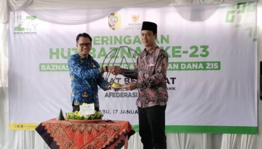 Berbagi Berkah di HUT Baznas Ke-23, Pj Bupati Ajak ASN Tulungagung Sumbangkan Zakat, Infak, dan Sedekah