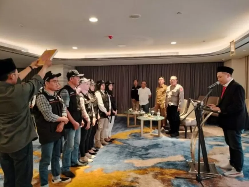 Pelantikan 286 PTPS di Surabaya: Misi Mengawasi Pemilu dengan Jujur