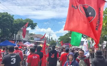 Banyuwangi Memerah, Lautan Manusia Sambut Kampanye Akbar Ganjar-Mahfud