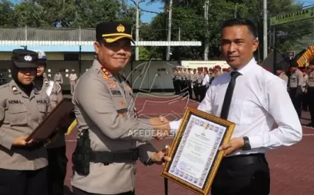 Polres Trenggalek Raih Predikat A dari Kementerian PANRB, Sejumlah Personel Terima Penghargaan