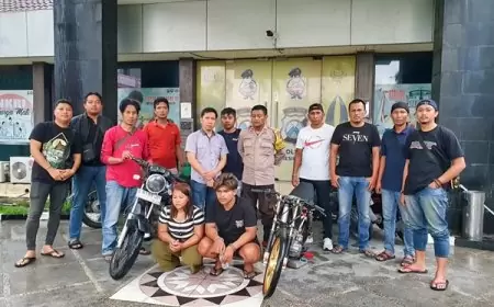 Pasangan Sejoli Curi Dua Motor untuk Foya- Foya, Ditangkap pada Aksi Kedua
