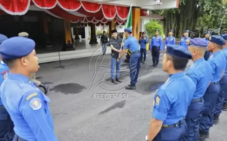 Wabup Trenggalek Melepas Kontingen Pemadam Kebakaran untuk Berlaga di Ajang Nasional