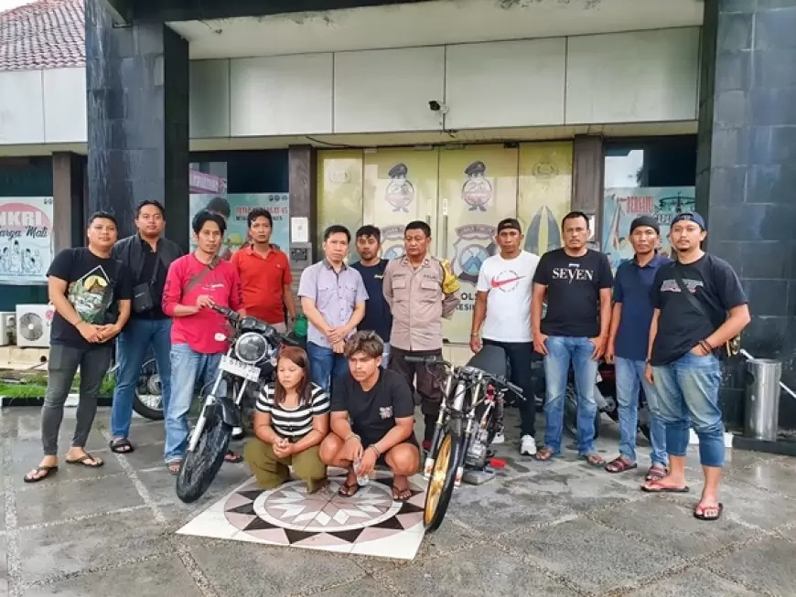 Pasangan Sejoli Curi Dua Motor untuk Foya- Foya, Ditangkap pada Aksi Kedua
