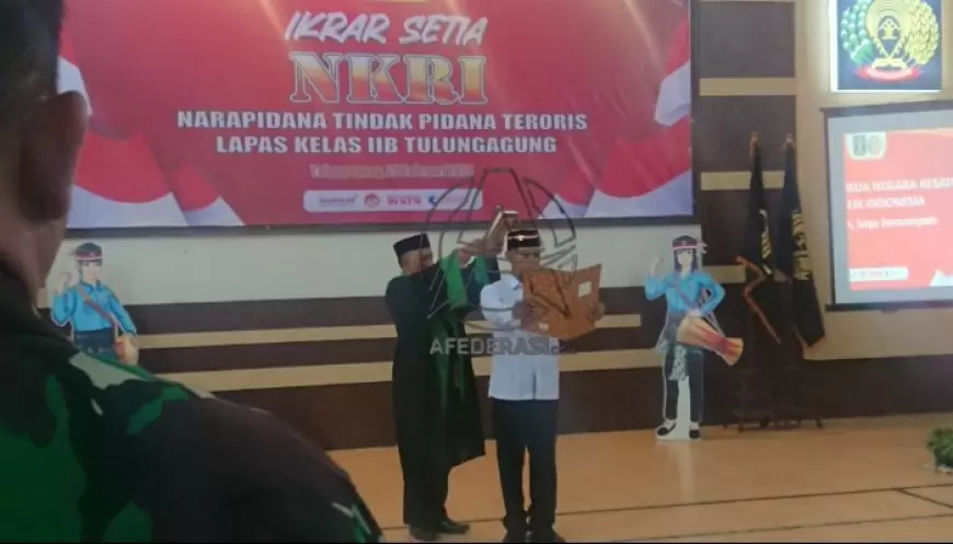 Satu Napiter Lapas Klas IIB Tulungagung Akui NKRI