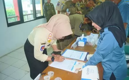 Anggota Terseret Perkara Narkoba, Satpol PP Gresik Gelar Tes Urine