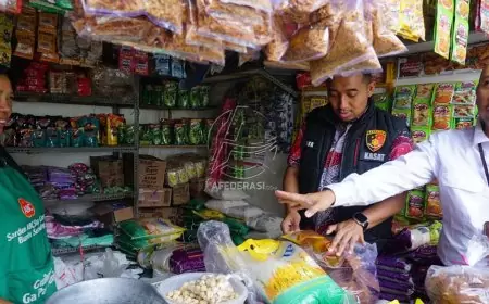 Jaga Kestabilan Harga, Tim Satgas Pangan Sidak Ketersediaan Bapok di Pasar Tradisional Tulungagung