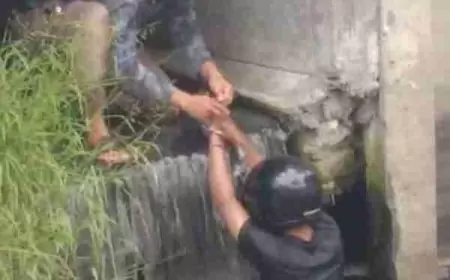 Drama Pengejaran Curanmor: Satu Pelaku Berakhir di Balai RW, Satunya Lagi Terjun ke Sungai