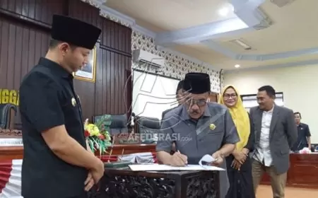 Paripurna DPRD, Bupati Trenggalek Sampaikan LPKJ Tahun 2023