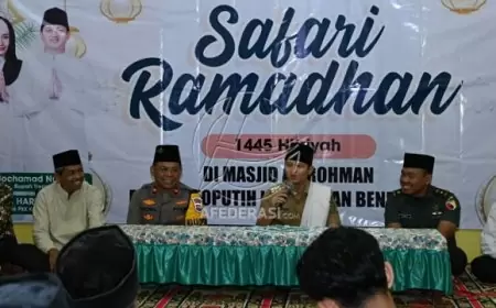 Bupati Trenggalek Mochamad Nur Arifin Tekankan Pentingnya Hidup Berakal saat Safari Ramadhan