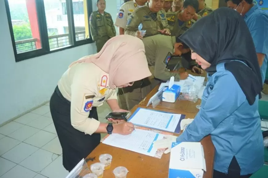 Anggota Terseret Perkara Narkoba, Satpol PP Gresik Gelar Tes Urine