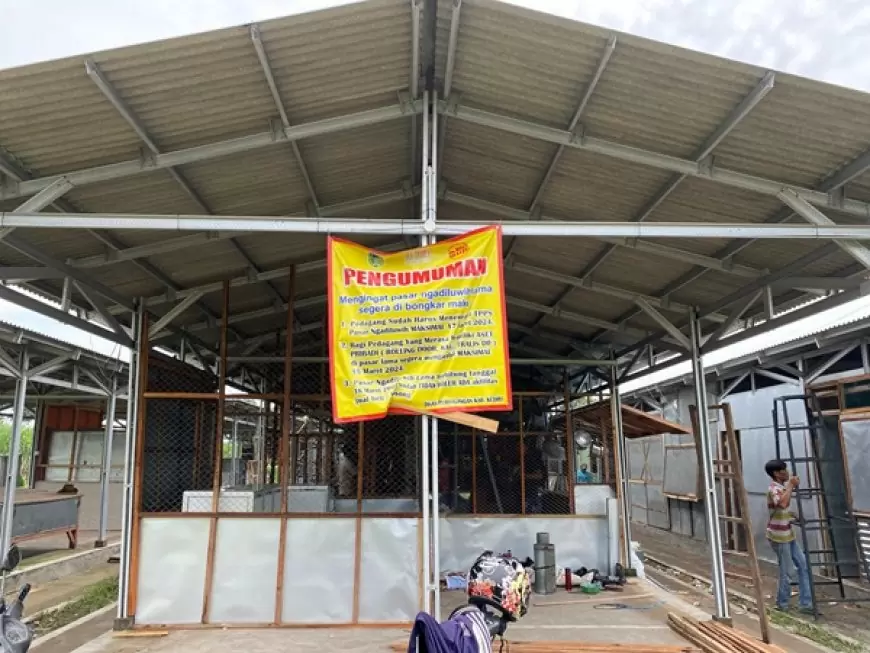  Pemkab Kediri Targetkan Pedagang Tempati TPPS Maksimal 17 Maret