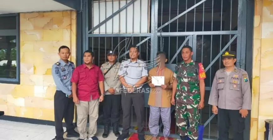 Napiter Lapas Kelas IIB Tulungagung Bebas Setelah Mendapat Remisi