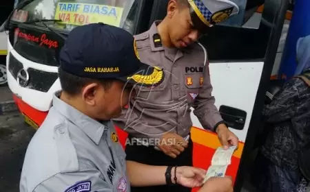 Jelang Mudik Lebaran, Petugas Gabungan Lakukan Ram Check di Terminal Gayatri Tulungagung