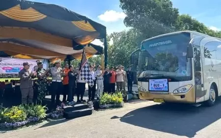 Sekda Jember Lepas Mudik Gratis Lebaran 