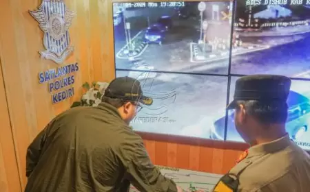 Pantau Arus Mudik, Pemkab Kediri Siapkan ATCS Untuk Urai Kemacetan