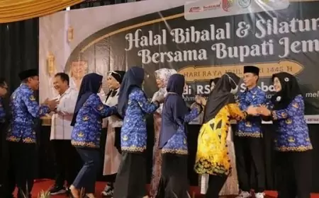 Bupati Hendy Hadiri Halal Bihalal RSD Dr. Soebandi Jember