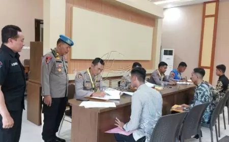 Polres Kediri Terima 378 Pendaftar Calon Anggota Polri Tahun 2024
