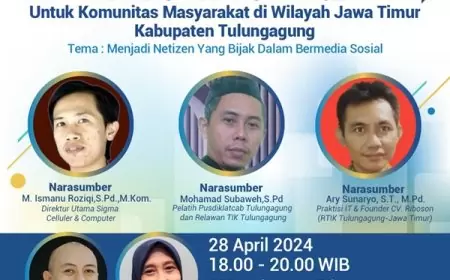 Jadwal Literasi Digtal di Jatim 28 April 