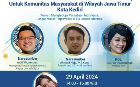 Jadwal Literasi Digtal di Jatim 29 April