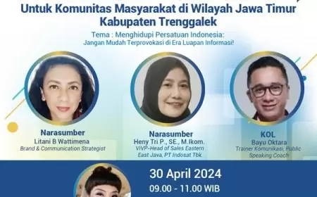 Jadwal Literasi Digtal di Jatim 30 April 
